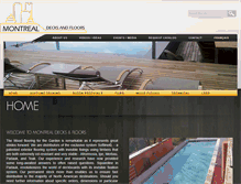 Tablet Screenshot of montrealdeck.com